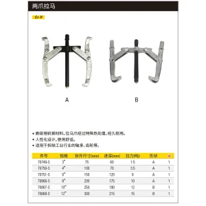 2爪拉马6″/150mm;70751-S