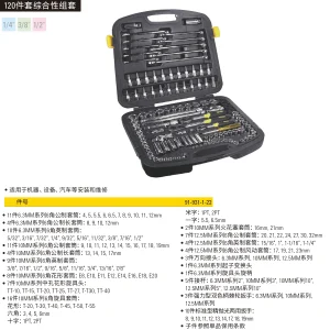 120件套综合性工具组套;91-931-1-22