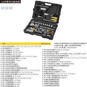 125件多功能工具组套;STMT74393-8-23