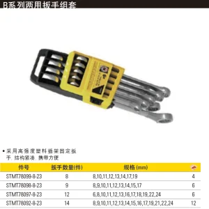 14件B系列两用扳手组套8-24mm;STMT78092-8-23