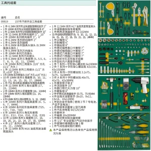 157件汽修开店工具组套 ; 09919