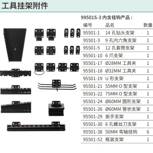 20件工具架组套 ; 99501S-3