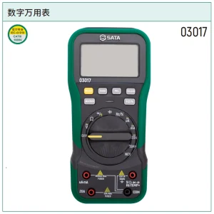 带温度测量数字万用表 ; 03017