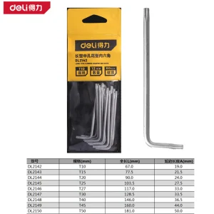 加长中孔花型内六角T30铬钒钢(银)(支)(售完取消);DL2147