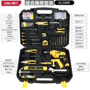 冲击钻综合维修套装65件套(黑)(套);DL5966