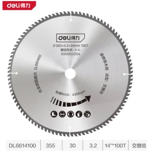 合金钢圆锯片14寸100齿(银)(片);DL6614100