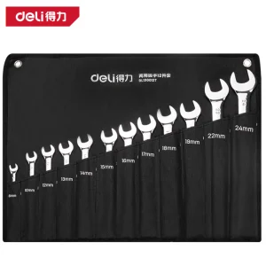 镜面两用扳手套装12件套(银)(套);DL130012T