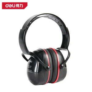 防噪音耳罩31dB(红)(盒);DL523012