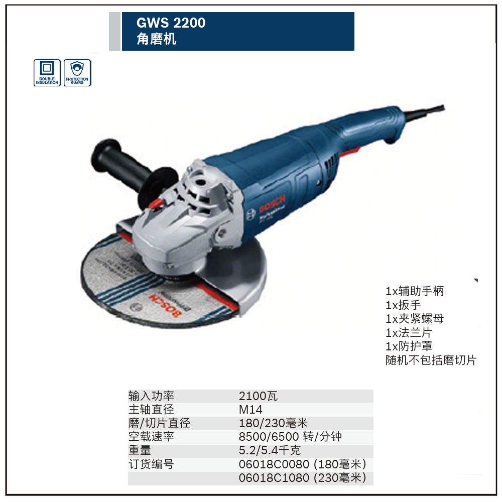 [06018C0080] 角磨机系列