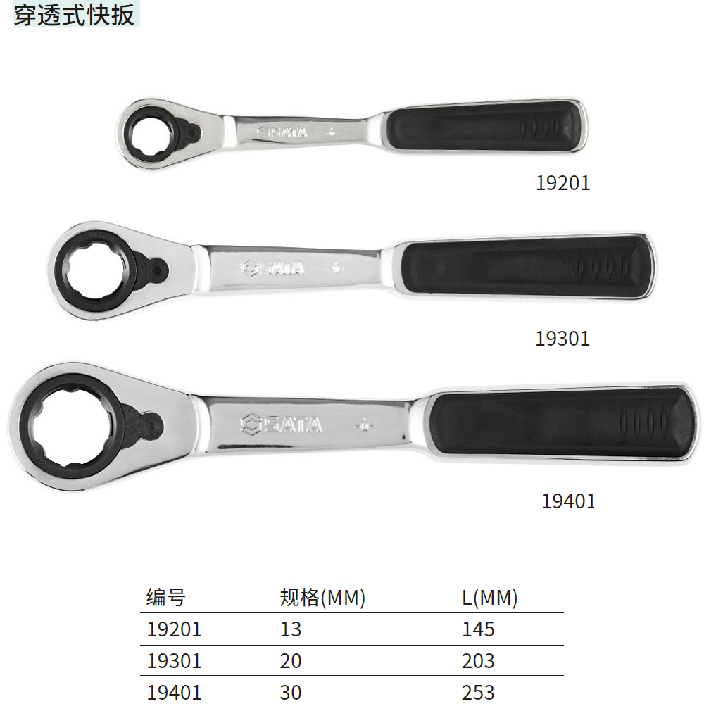 [19401] 30MM系列穿透式快扳