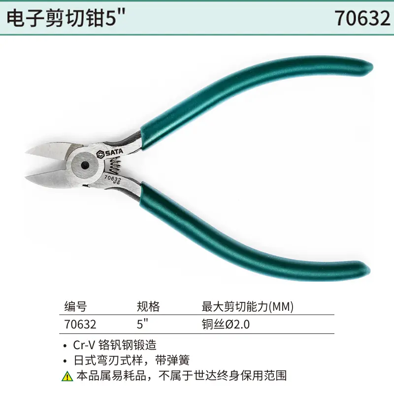 [70632] 电子剪切钳5″