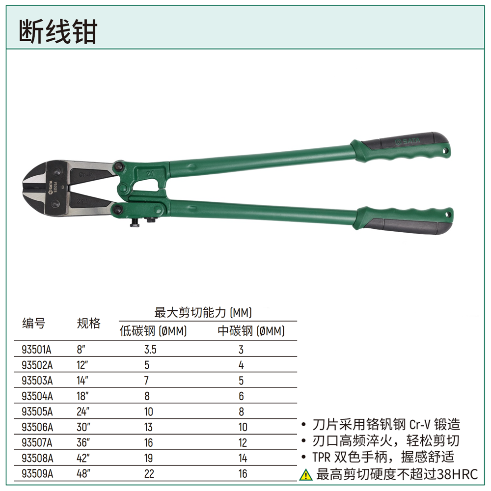 [93505A] 断线钳24″