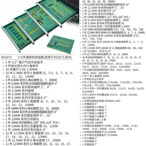 [95207S] 171件通用机修组套
