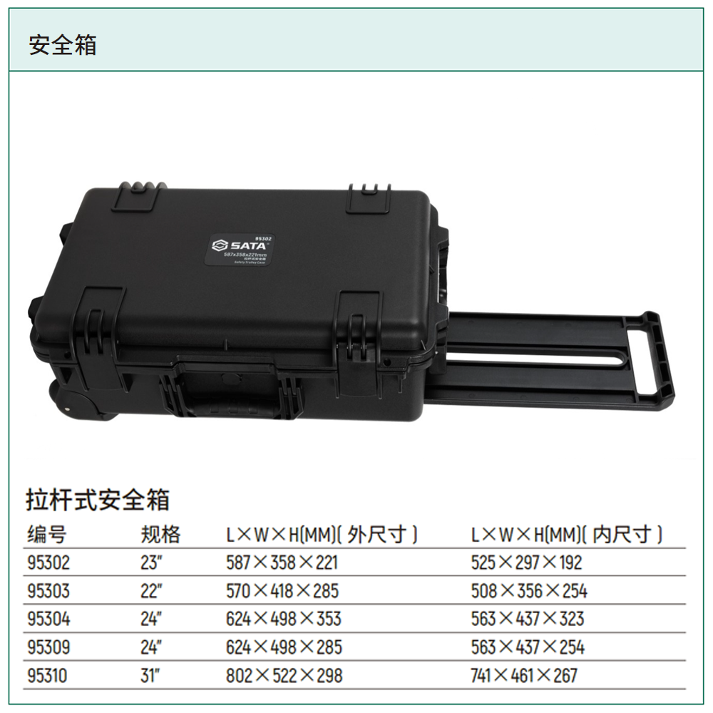 [95304] 拉杆式安全箱24″