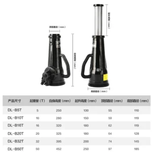 [DL-B50T] 螺旋千斤顶50T(黑)(台)