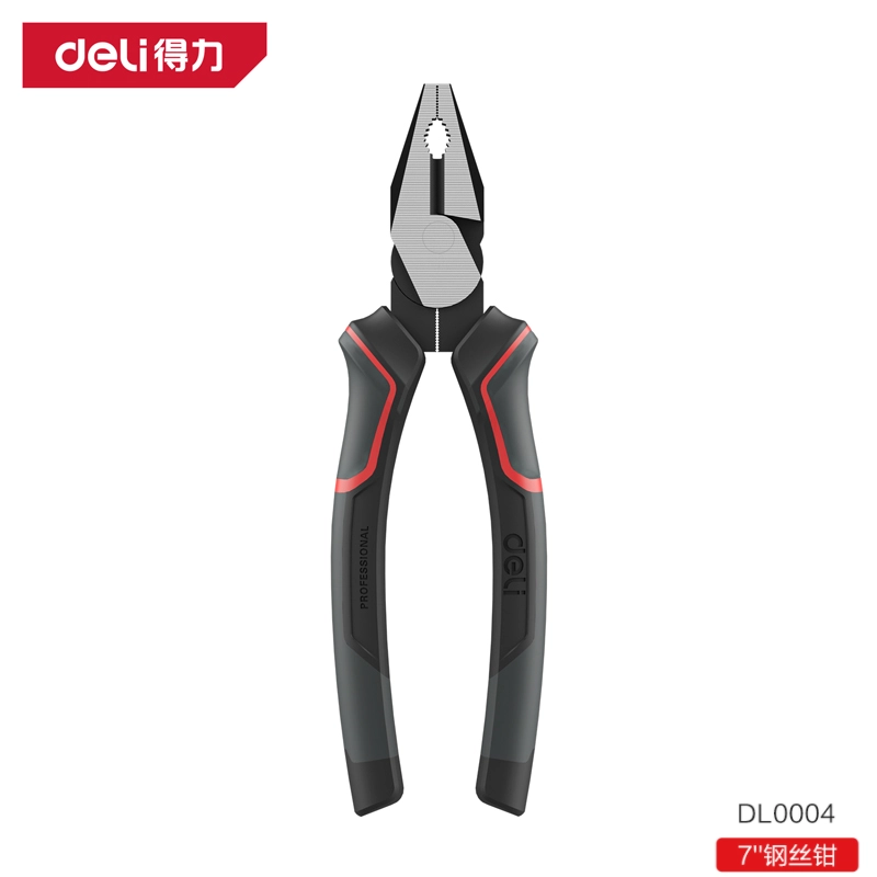 [DL0004] 工业级省力钢丝钳7寸偏心省力(红)(把)