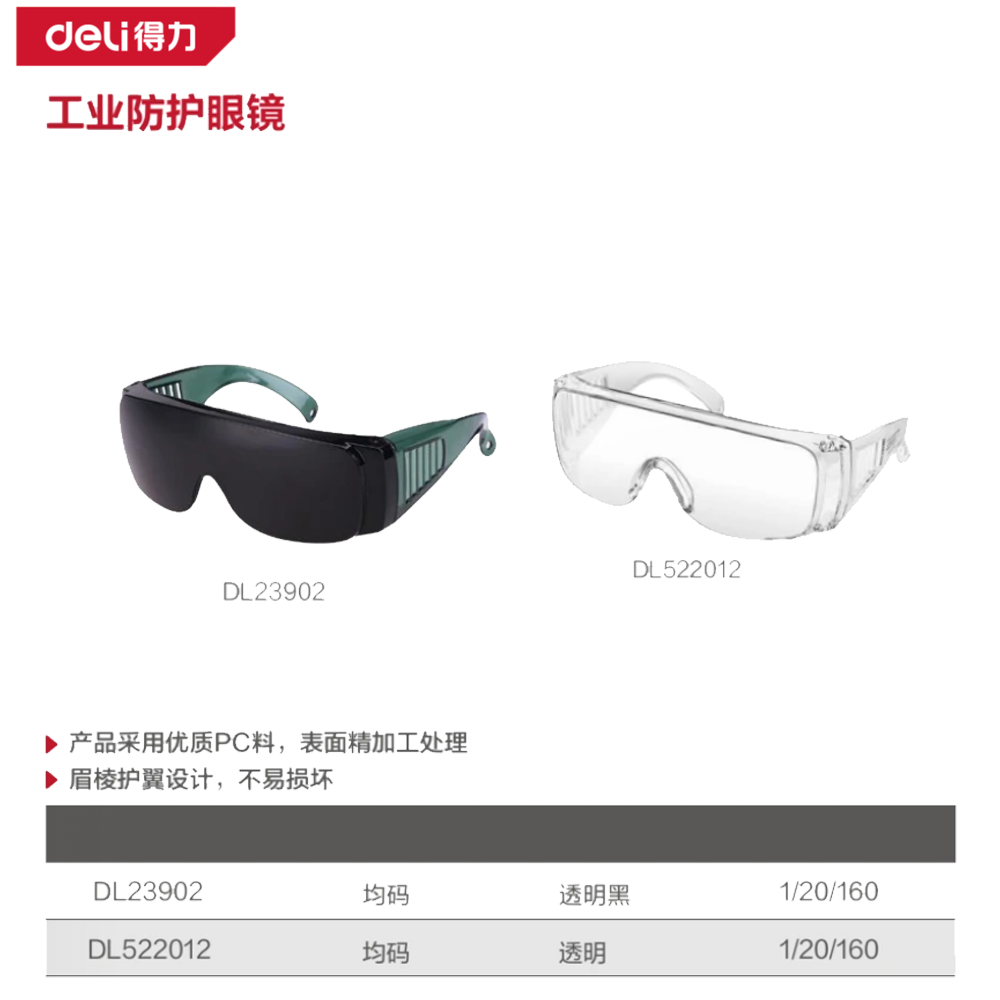 [DL23902] 防护墨镜均码(黑)(副)