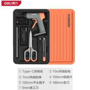 [H1001-C] 层叠式工具组套-6件DIY工具套装(橙)(套)