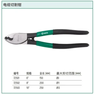 [72502] 电缆切割钳8"