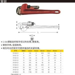 [87-627-23] 管钳36"