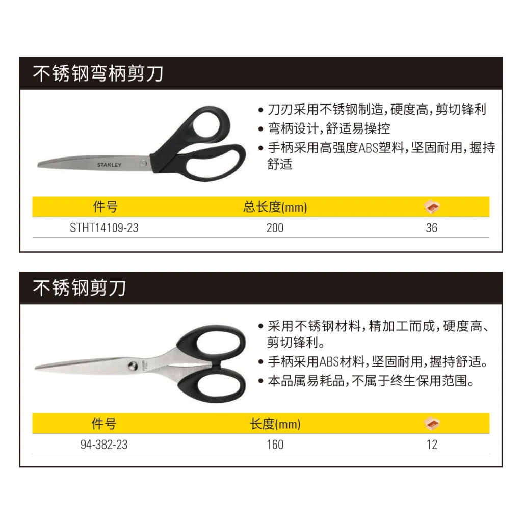 [94-382-23] 不锈钢剪刀160mm
