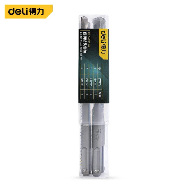 [DH-YCZ004-WD1] 圆柄钻头四件套6-12mm(银)(盒)