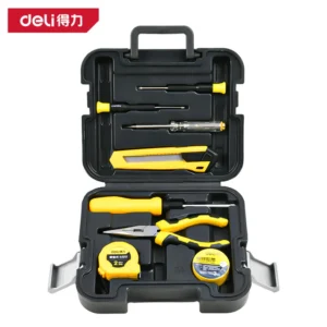 [DL1008J] 得力工具工具套装8件套(黑)(套)