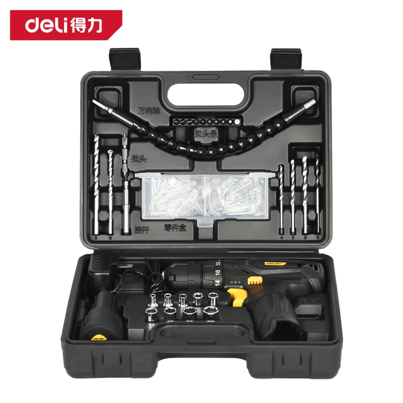 [DL1021L] 锂电钻工具套装21件套(黑)(套)