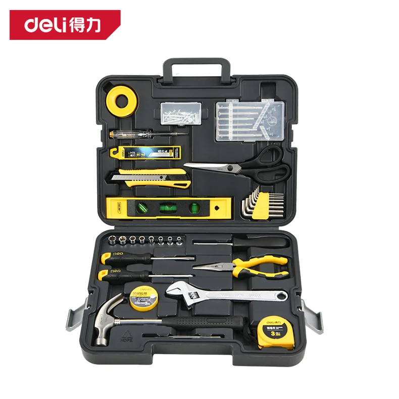 [DL1028J] 得力工具工具套装28件套(黑)(套)