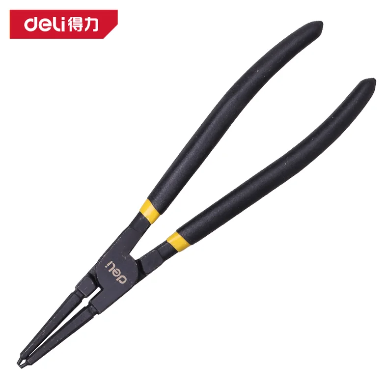 [DL20921] 专业级德式内直卡簧钳9寸铬钒钢(红)(把)