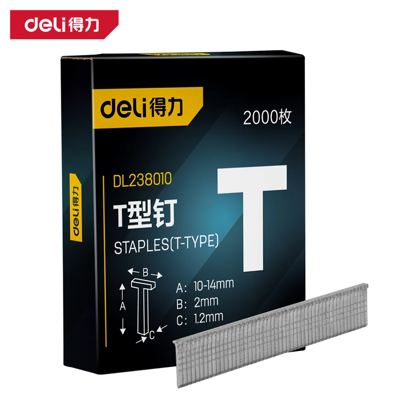 [DL238010] T型钉10x2x1.2mm2000枚(银)(盒)