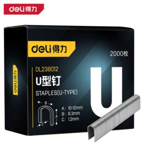 [DL238012] U型钉12x6.3x1.2mm2000枚(银)(盒)