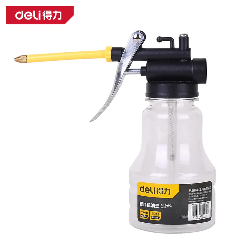 [DL2402] 透明塑料机油壶250ml(黄)(个)