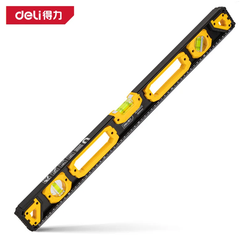 [DL292600] 水平尺600mm工字实心铝0.5mm/m(黄)(把)