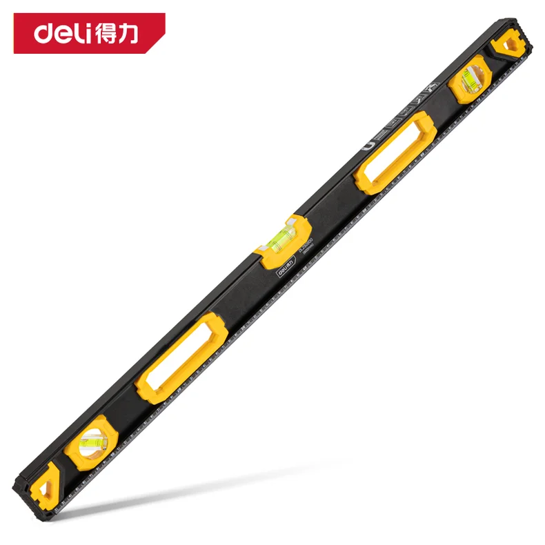 [DL292800] 水平尺800mm工字实心铝0.5mm/m(黄)(把)