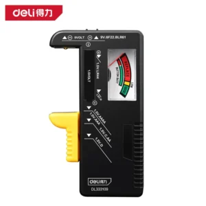 [DL333109] 电池测试仪1.5V/9V机械式(黄)(个)