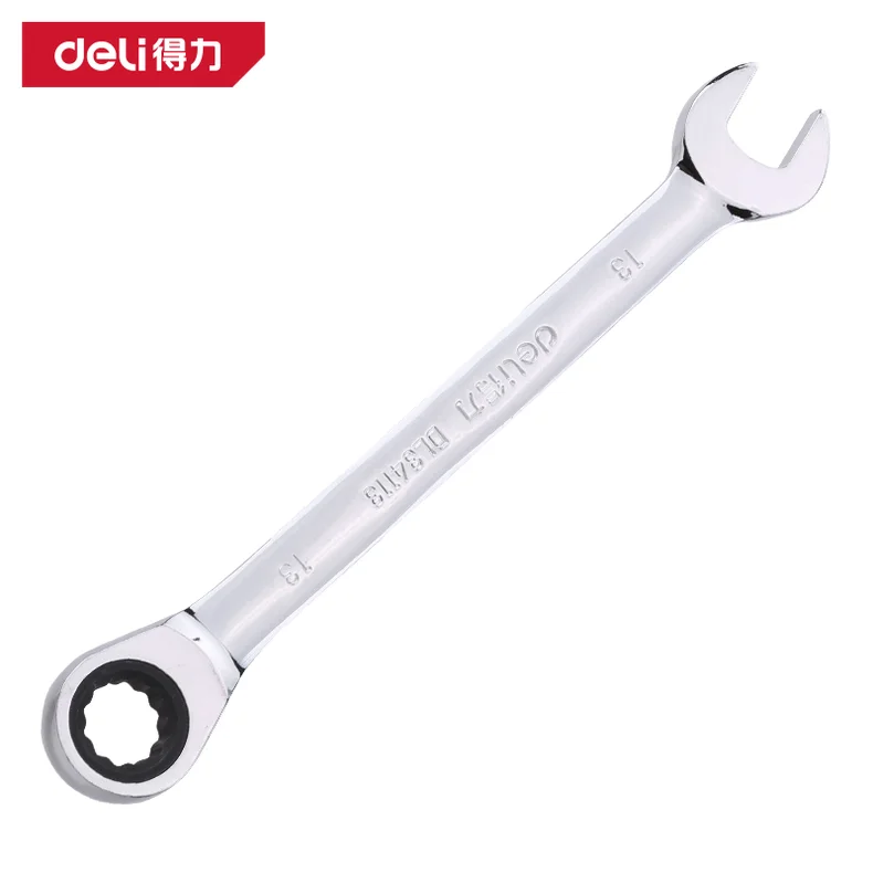 [DL34113] 镜面两用棘轮快扳13mm(银)(把)