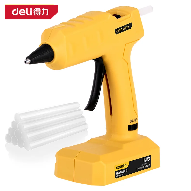 [DL403040] 锂电热熔胶枪7.2V2000mAh(黄)(把)