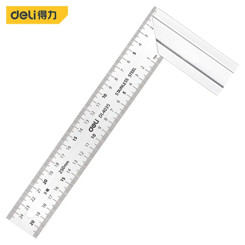 [DL4035] 钢角尺250mm铝型材(银)(把)