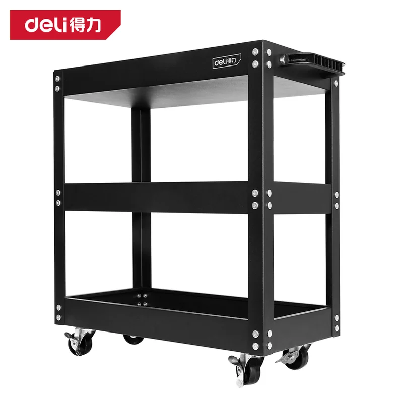 [DL433013] 三层工具车61x26x58cm(黑)(台)