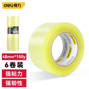 [DL484815] 封箱胶带48mm×150y×48μm透明黄(6卷/筒[售完取消]