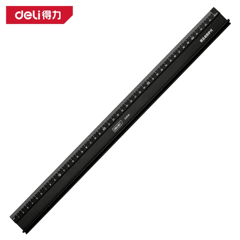 [DL8245] 防护尺450mm铝合金(黑)(把)