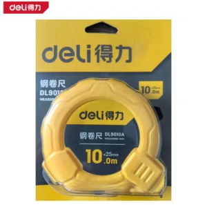[DL9010A] 纸卡泡壳装钢卷尺10mx25mm(退市)