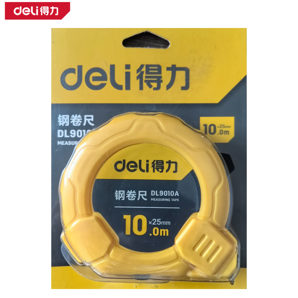 [DL9010A] 纸卡泡壳装钢卷尺10mx25mm(退市)