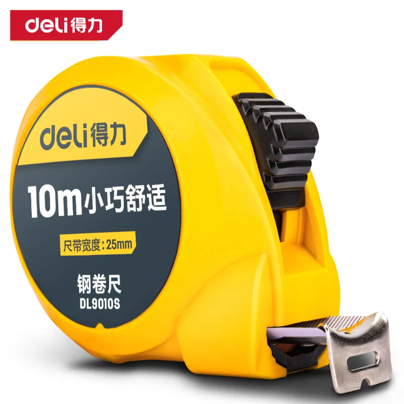 [DL9010S] 钢卷尺10mx25mm极小(黄)(把)