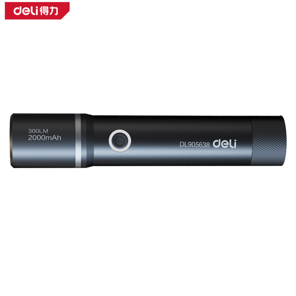 [DL905638] 居家手电筒300lm2000mAh(黑)(个)