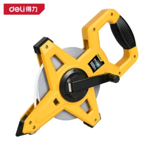[DL9100] 架式钢卷尺100mx12.5mm塑壳(黄)(把)