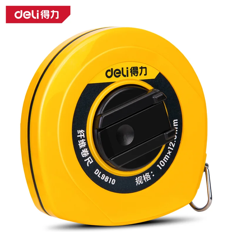 [DL9810] 盒式皮卷尺10mx12.5mm(黄)(把)