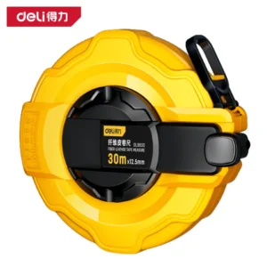 [DL9830] 盒式皮卷尺30mx12.5mm(黄)(把)