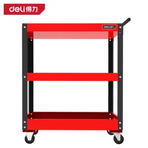 [DQ02203] 三层零件工具车760×375×845mm(红)(台)